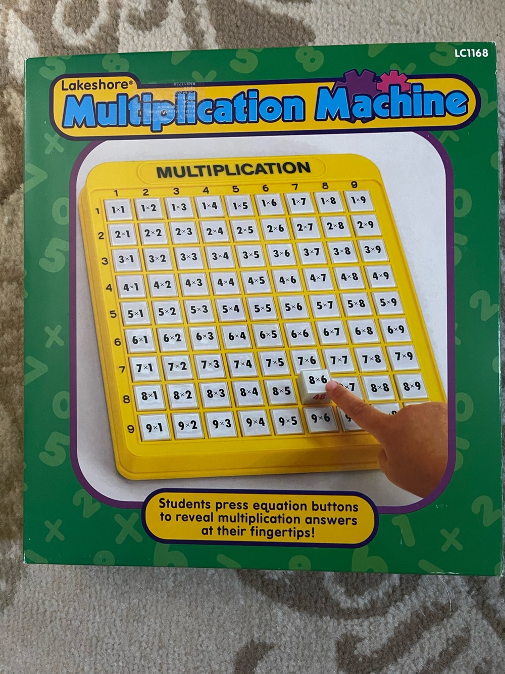 Lakeshore Yellow Multiplication Learning Toy - Kids Educational Game